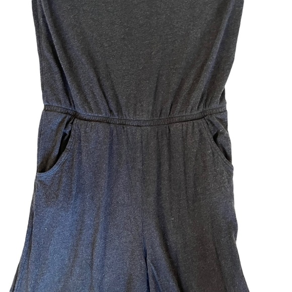 𝅺Garnet Hill Gray Wide Leg Jumpsuit size 6 - Picture 5 of 7